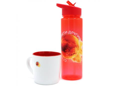 Набор СГОРАЯ САМ, СВЕТИ ДРУГИМ, красный