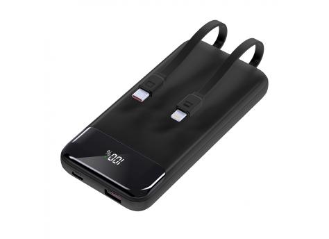 Внешний аккумулятор Nero с быстрой зарядкой (до 22,5W), 10000 mAh, чёрный