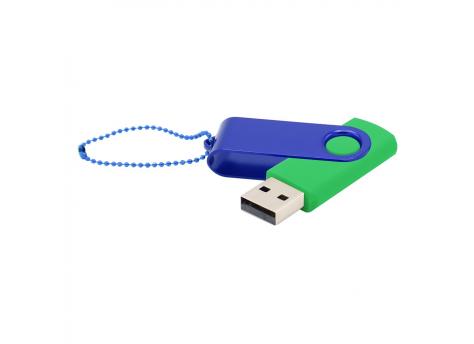 Флешка Designer To Go 2.0 USB 16Gb, зеленый/синий