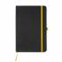 Блокнот A5 PIANA в твёрдом переплёте, ЧЕРНО-ЖЕЛТЫЙ