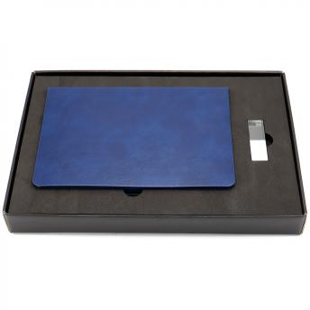 Подарочный набор ЗАМЕТЬ И ЗАПОМНИ, синий