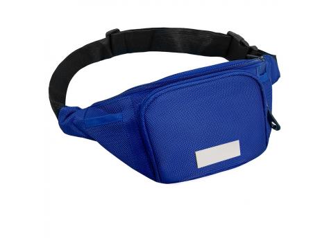 Поясная сумка SPLIT TO GO, Синий/Серебряный