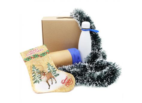 Подарочный набор Теплый вечер , синий