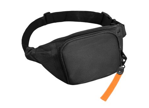 Поясная сумка SPLIT TO GO, Чёрный/Оранжевый