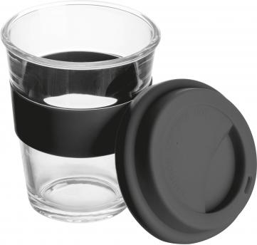 Стеклянный стакан с крышкой 300 мл NTEU9-173212