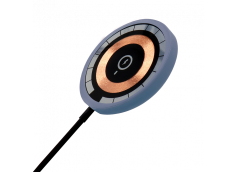 Беспроводное магнитное зарядное устройство Aphia 15W To Go, черный/серый