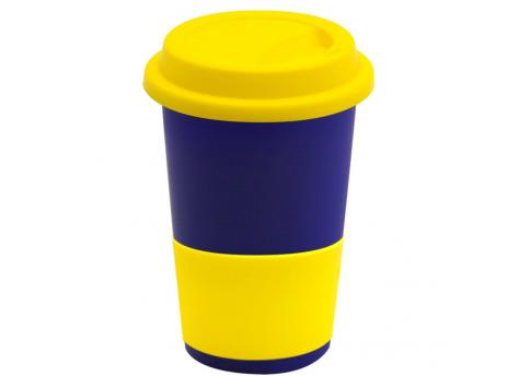 Кружка Magic To Go, темно-синий/ желтый