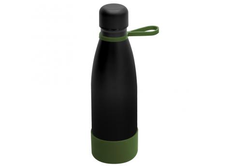 Термобутылка герметичная вакуумная Olivia To Go, чёрный/хаки