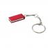 Флешка Slim 16 Гб в футляре, красная