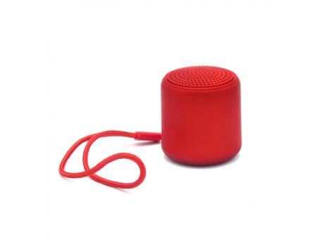Беспроводная Bluetooth колонка Music TWS софт-тач, красная-S
