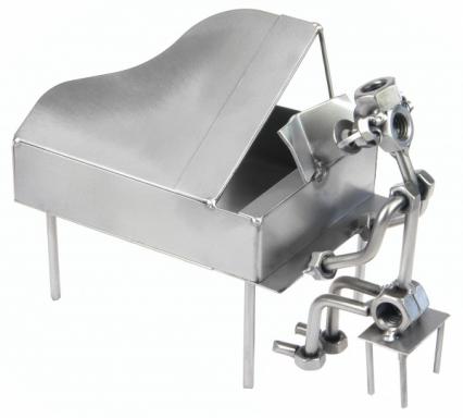 Пианист-виртуоз Фигурки из металла HINZ & KUNST