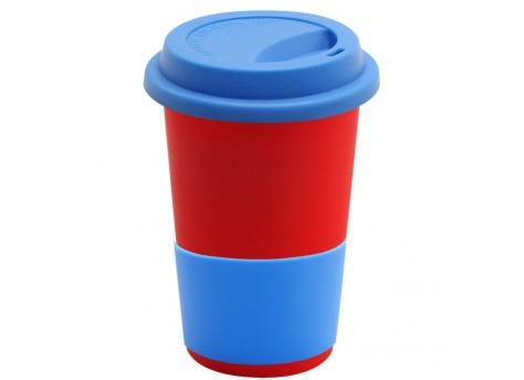Кружка Magic To Go, красный/светло-синий
