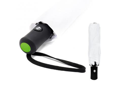 Автоматический противоштормовой зонт Vortex To Go, белый/салатовый