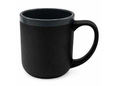 Кружка Barrel, софт-тач, чёрно-серая