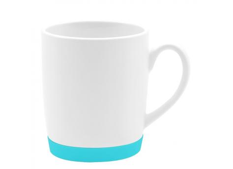 Кружка Make Me To Go, белая/морская волна