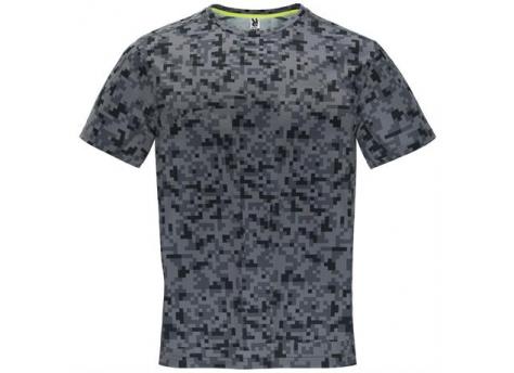 Спортивная футболка ASSEN мужская, ЧЕРНЫЙ ПИКСЕЛЬ XL
