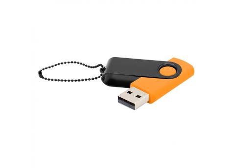 Флешка Designer To Go 2.0 USB 16Gb, оранжевый/черный
