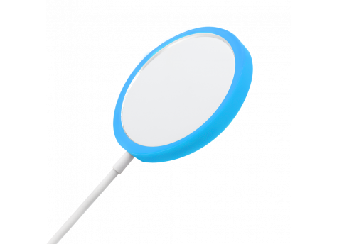 Беспроводное магнитное зарядное устройство Fomax 15W To Go, белый/голубой