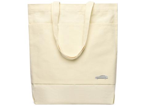 Сумка для покупок JETTA 325 г/м² с шильдом - машина, натуральный