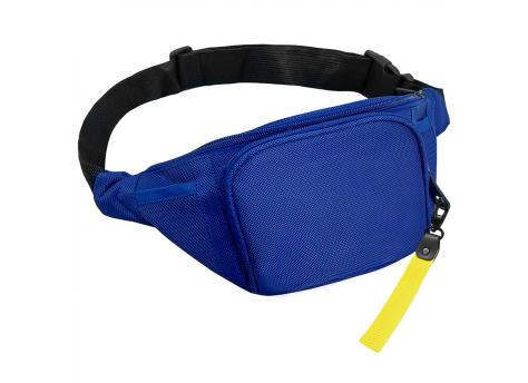 Поясная сумка SPLIT TO GO, Синий/Жёлтый