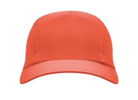 Бейсболка 3-панельная MERCURY, Флуоресцентный коралловый