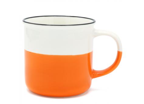 Кружка Wooster, бело-оранжевая