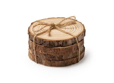 Набор из 4 подставок PINEA, дерево