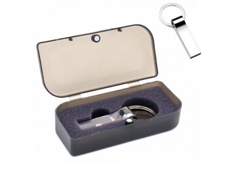 Флешка Ring rail 16 Гб в футляре, серебристая