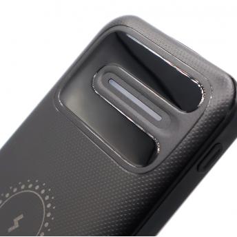 Внешний аккумулятор Odyssey, 10000 mAh с беспроводной зарядкой, черный