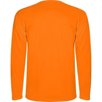 Спортивная футболка MONTECARLO L/S мужская, ФЛУОРЕСЦЕНТНЫЙ ОРАНЖЕВЫЙ S