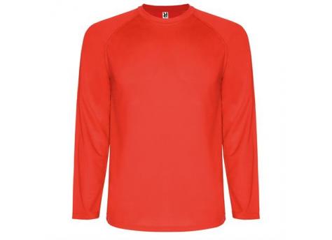Спортивная футболка MONTECARLO L/S мужская, КРАСНЫЙ L