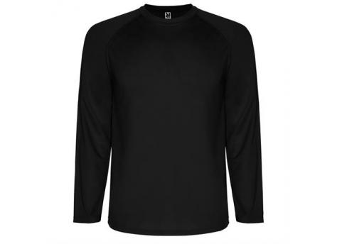 Спортивная футболка MONTECARLO L/S мужская, ЧЕРНЫЙ XL