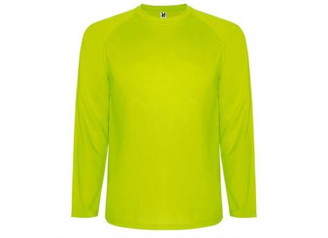Спортивная футболка MONTECARLO L/S мужская, ФЛУОРЕСЦЕНТНЫЙ ЖЕЛТЫЙ 2XL