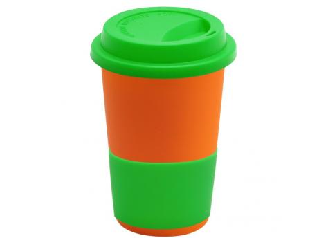 Кружка Magic To Go, оранжевый/зелёный