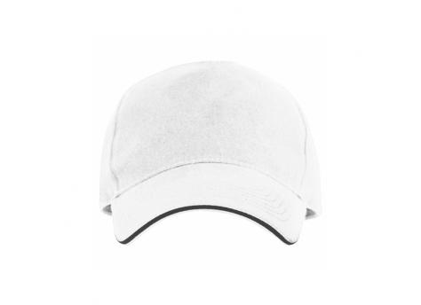 Бейсболка 5-панельная ERIS, Белый