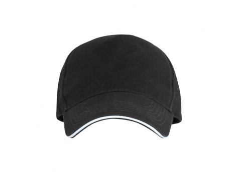 Бейсболка 5-панельная ERIS, Черный