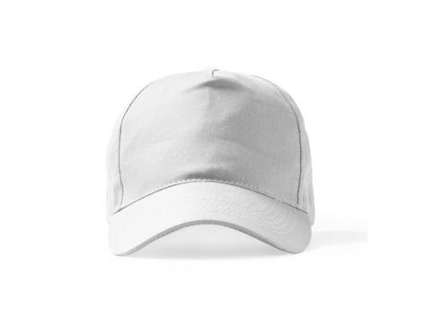 Бейсболка 5-панельная из хлопка FIDES , Белый