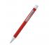 Ручка металлическая Rebecca софт-тач, красная