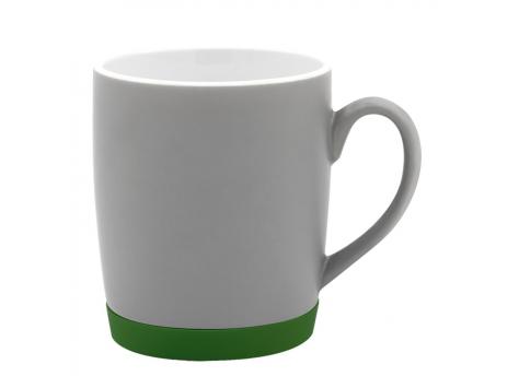Кружка Make Me To Go, серая/бутылочно-зелёная