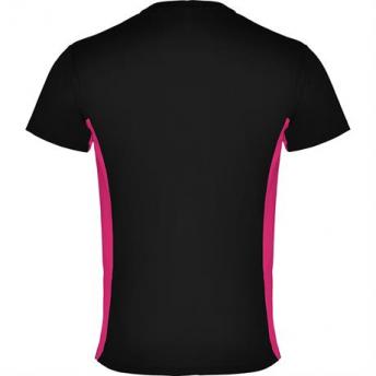 Спортивная футболка TOKYO мужская, ЧЕРНЫЙ/ФУКСИЯ 2XL