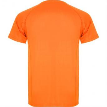 Спортивная футболка MONTECARLO мужская, ФЛУОРЕСЦЕНТНЫЙ ОРАНЖЕВЫЙ M