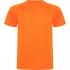 Спортивная футболка MONTECARLO мужская, ФЛУОРЕСЦЕНТНЫЙ ОРАНЖЕВЫЙ 2XL