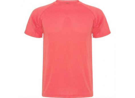 Спортивная футболка MONTECARLO мужская, КОРАЛЛОВЫЙ ФЛУОРЕСЦЕНТНЫЙ 2XL