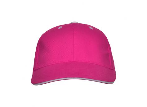 Бейсболка 6-панельная PANEL, Фуксия