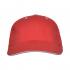 Бейсболка 6-панельная PANEL, Красный