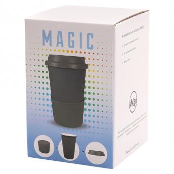 Кружка Magic To Go, серый/ желтый