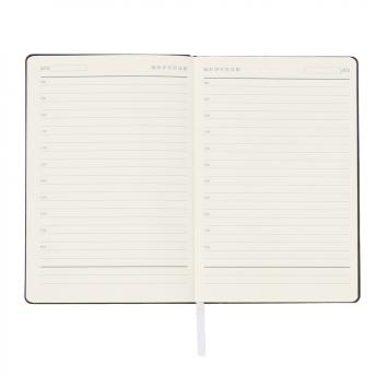 Ежедневник A5 недатированный Simflex в мягком переплёте, белый