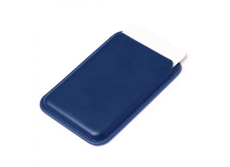 Магнитный держатель карт на телефоне WASAT, синий