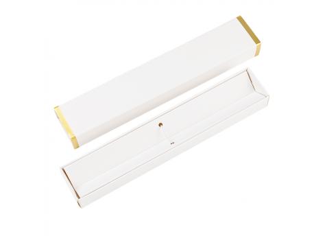 Коробка для ручки Cradle, белая с золотом