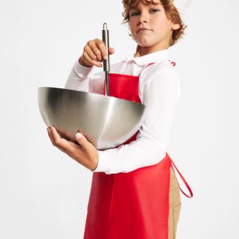 JAMIE фартук/шапка детского размера WHITE NTEU38-519211